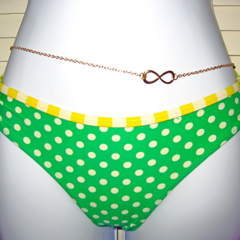 Gold Plated Bikini INFINITY Waist Chain _ BC-02